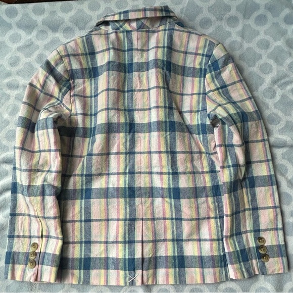 Janie and Jack Multicolor Plaid Blazer - Picture 6 of 7